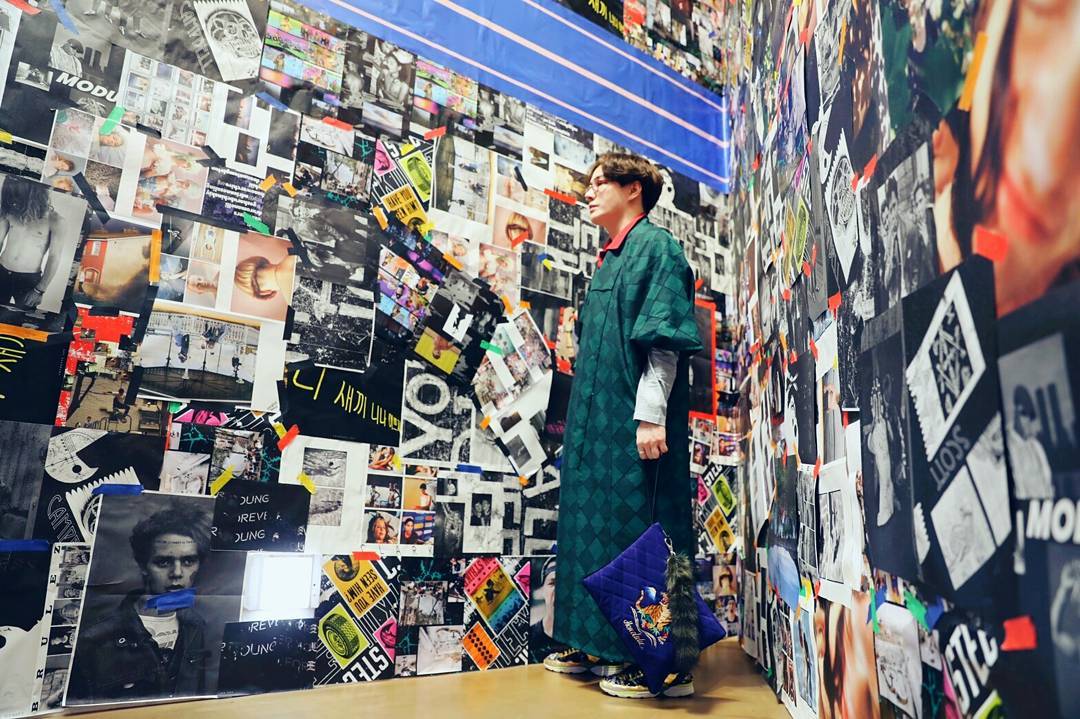 Customer wearing Sumo Vintage